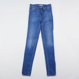 Levi's mile high super skinny 27